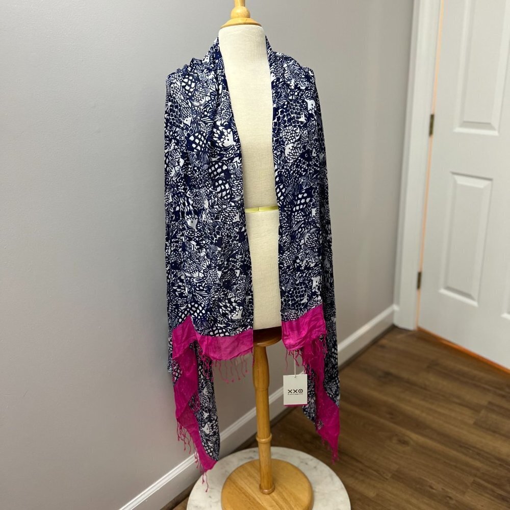 NEW Lilly Pulitzer for Target - Upstream Scarf 20th anniversary Fish - Picture 8 of 10